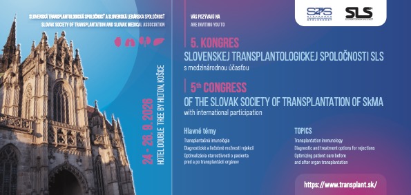 5. Kongres Slovenskej transplantologickej spoločnosti
