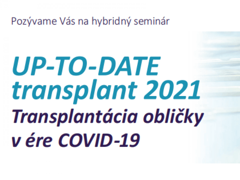 Transplantácia obličky v ére COVID-19